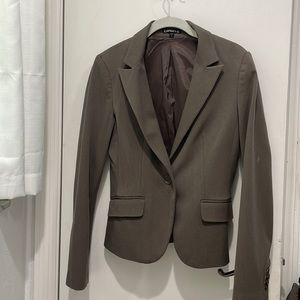 Express suit jacket blazer in tan size 4